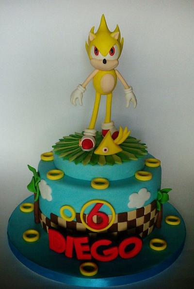 Cake Super Sonic - Cake by Matilde