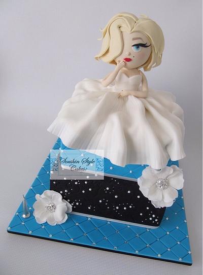 Marilyn Monroe inspired cake - Cake by Southin Style Cakes