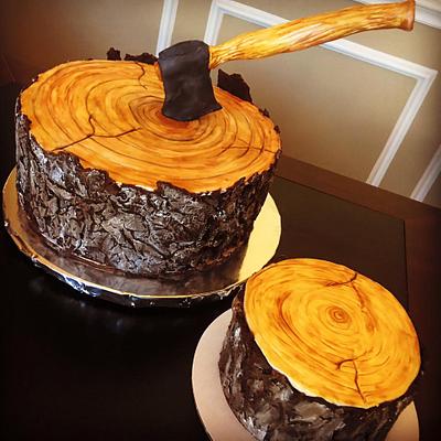 Lumberjack cake /smash cake - Cake by Carola Gutierrez