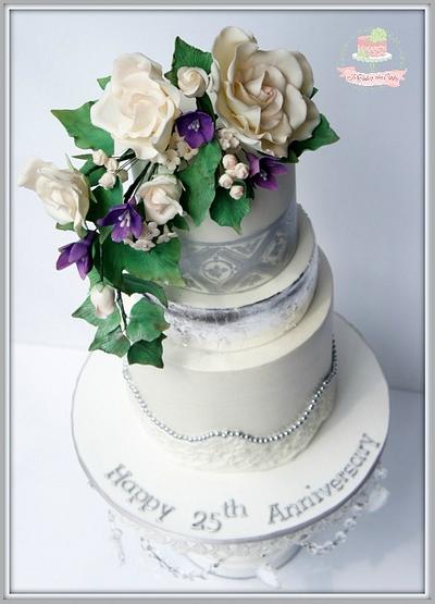 Silver Anniversary - Cake by Jo Finlayson (Jo Takes the Cake)