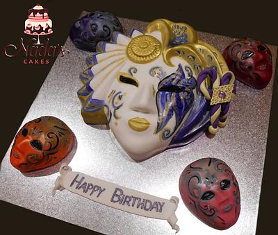 Venician Masks Cakes - Cake by Nada