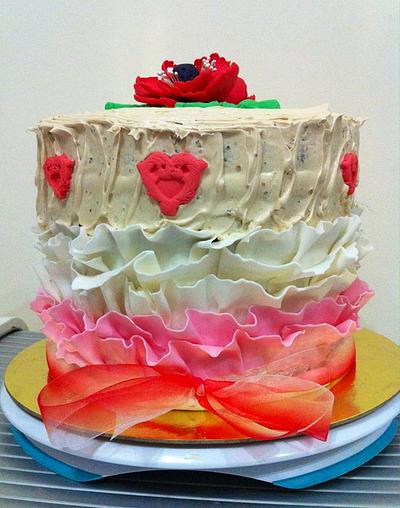 Happy hearts day - Cake by La Verne