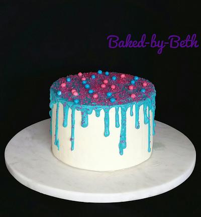 Bright and drippy - Cake by BakedbyBeth