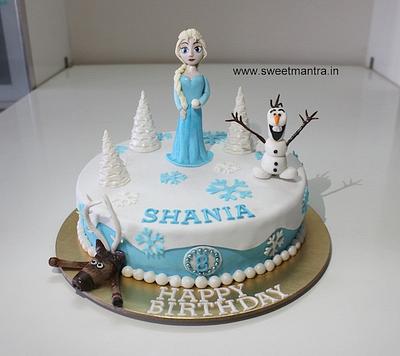 Frozen cake - Cake by Sweet Mantra Homemade Customized Cakes Pune