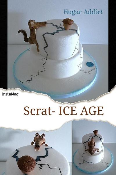 Scrat- Ice Age  - Cake by Sugar Addict by Alexandra Alifakioti