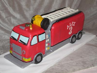 Firetruck Fun - Cake by Tiffany Palmer