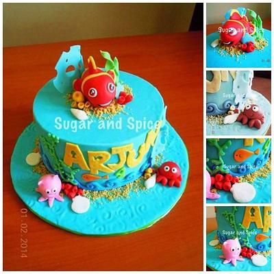 Under sea theme cake - Cake by Sugar and Spice