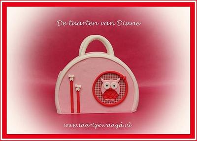 handbag owl - Cake by Diane75