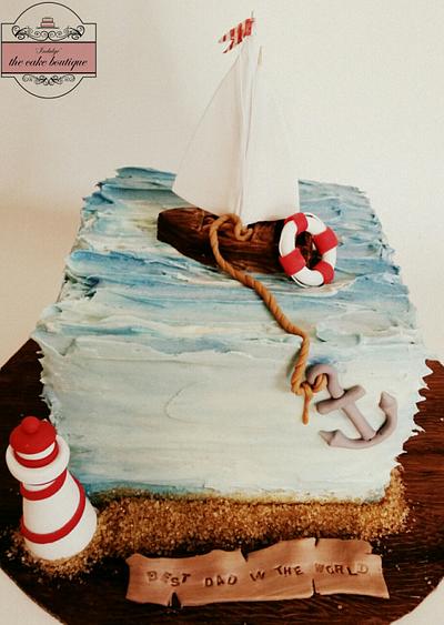 Nautical theme cake - Cake by Reema siraj