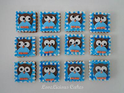 owl cookies - Cake by loveliciouscakes