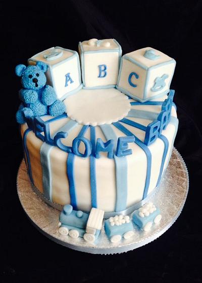Baby Shower Cake - Cake by Caron Eveleigh