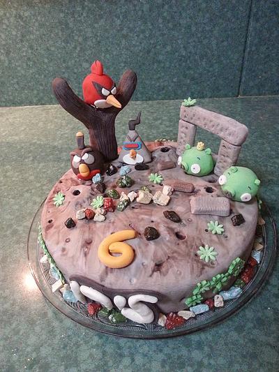 Angry Birds Space - Cake by Ariel