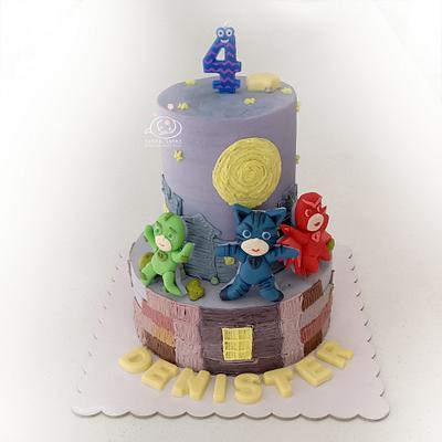 PJ Mask - Cake by Sugar Snake Cake