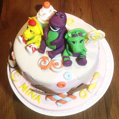 Barney and his friends cake - Cake by Cláudia Oliveira
