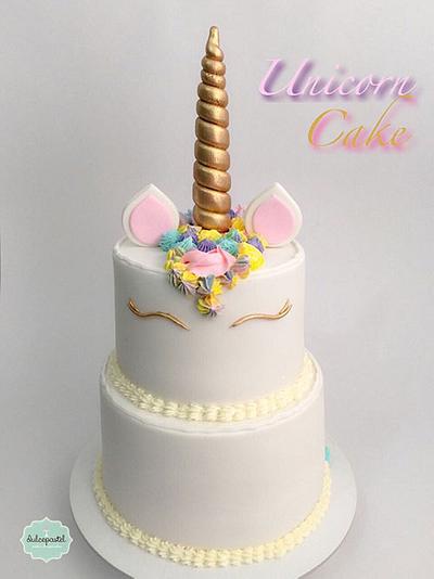 Unicorn cake Medellin - Cake by Dulcepastel.com