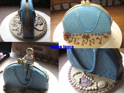 hand bag cake - Cake by susan joyce