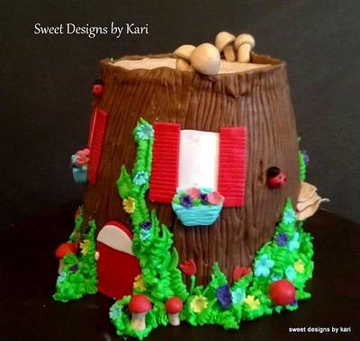Fairy House Cake - Cake by Sweet Designs by Kari