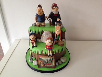 Gravity Falls themed cake - Cake by Donna Campbell