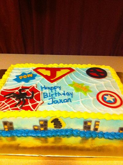 Superhero Cake - Cake by Dana