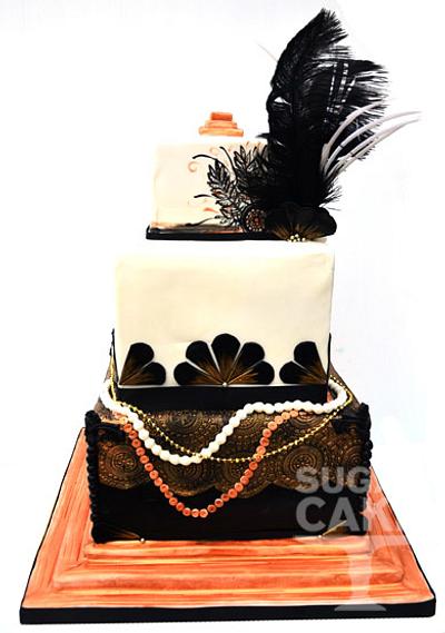 gatsby themed cake - Cake by Cherrycake 