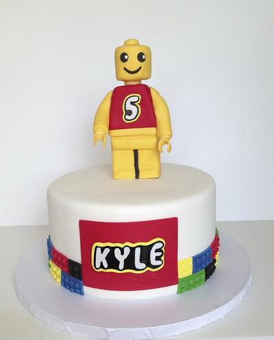 Lego Man Birthday Cake - Cake by Bonn Boni