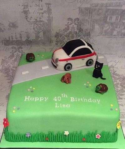 Fiat 500 cake - Cake by trulydelightful