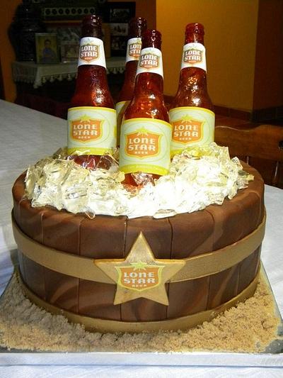 Lone Star Beer cake - Cake by Sonia Serrano