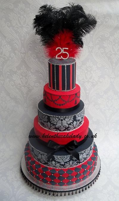 6 tier celebration cake - Cake by Helen Fletcher