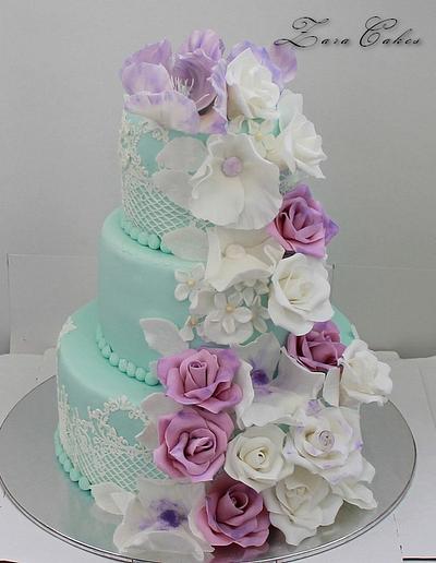 flower cake - Cake by Zara