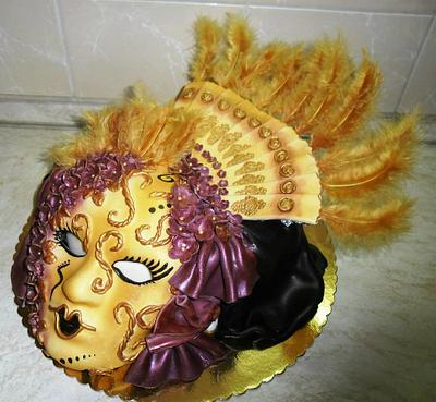 Venice mask - Cake by cicapetra
