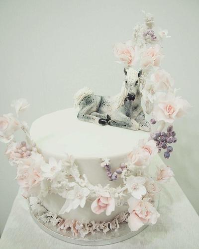 Romantic horse - Cake by Annbakes