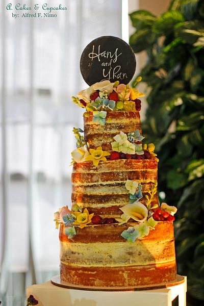 Semi-naked cake - Cake by Alfred (A. Cakes & Cupcakes)