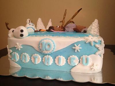 FROZEN again :-) - Cake by Delices Josephine