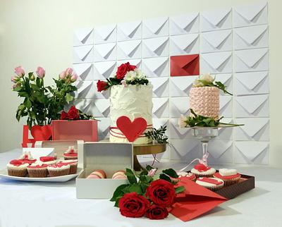 Romantic sweet valentine  - Cake by SWEET architect