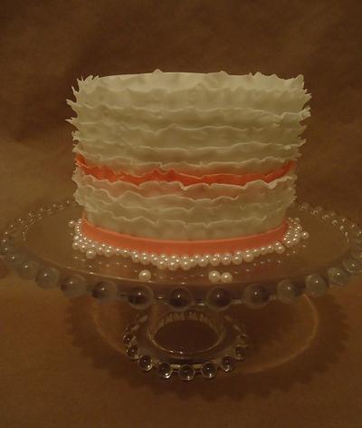 ruffle cake - Cake by joy cupcakes NY