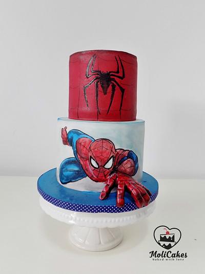 Spiderman  - Cake by MOLI Cakes