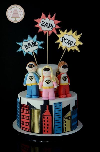 Superheroes - Cake by Sugarpatch Cakes
