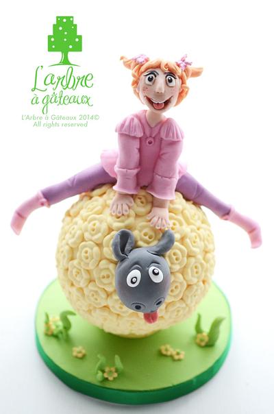 Leapfrog the sheeeeeep - Cake by L'Arbre à Gâteaux