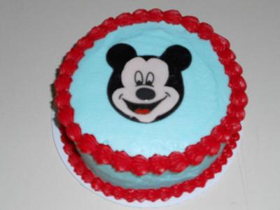 Mickey Mouse Smash Cake - Cake by YoureBakingMeCrazy