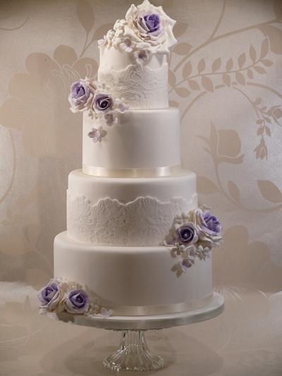 Lace & Lilac - Cake by Cupcake Delight