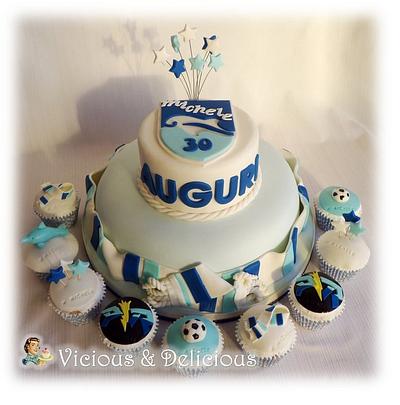 Pescara football cake - Cake by Sara Solimes Party solutions