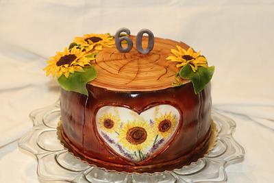 sunflowers - Cake by Sugar Witch Terka 