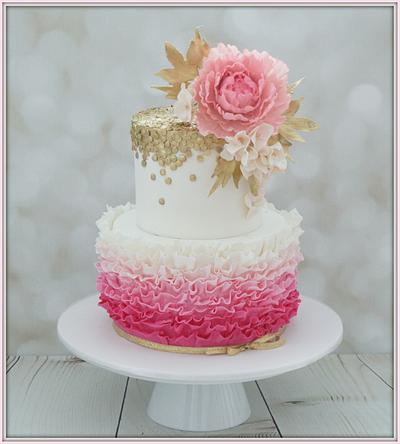 Pink & Gold - Cake by Jo Finlayson (Jo Takes the Cake)