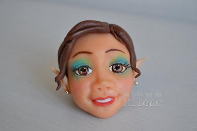 Lady elf face - Cake by Milene Habib
