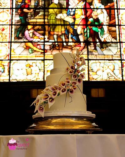 Calla Lily wedding - Cake by Amelia Rose Cake Studio