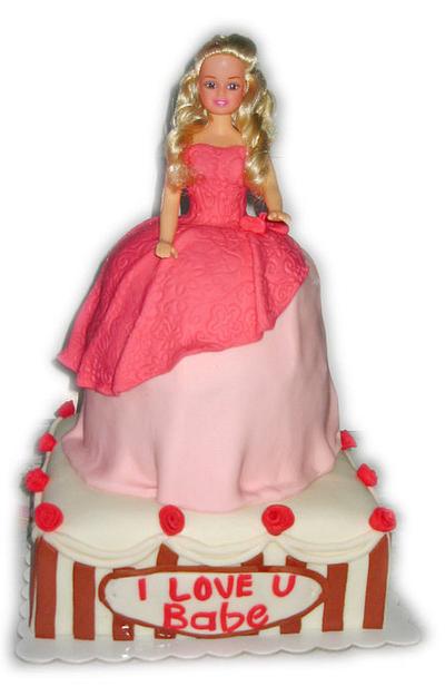 barbie doll cake - Cake by SweetFavorsByPerlita