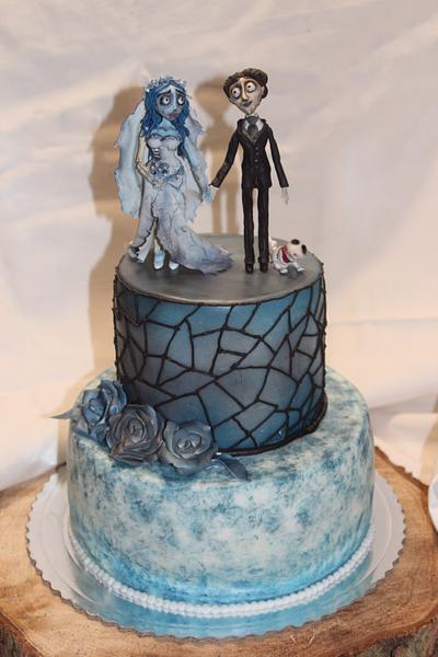 Corpse bride cake - Cake by Sugar Witch Terka 