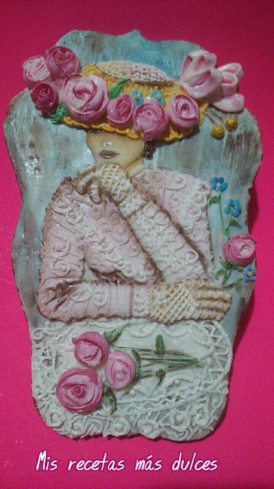 Vintage woman - Cake by Lydia Oviedo 