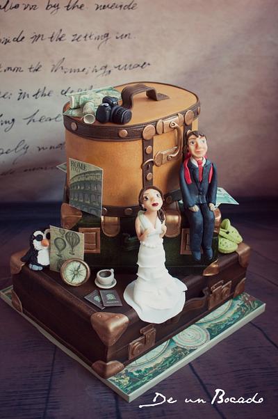 Vintage suitcases cake - Cake by Carmen