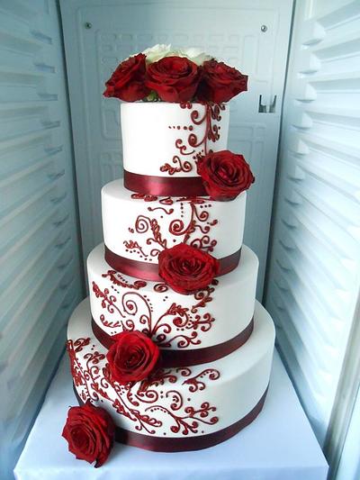 Wedding cake : )  - Cake by BiljaTorte